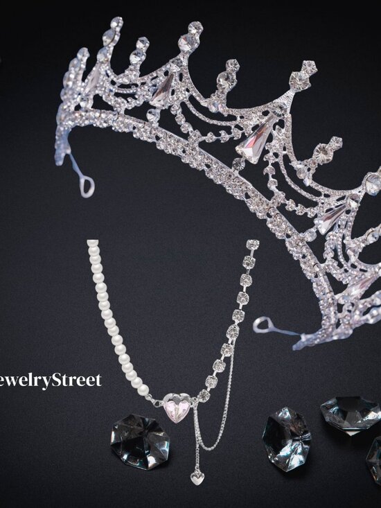 Crown for Wedding Bride Birthday Princess Bridal Shower Hair Accessories for Wom